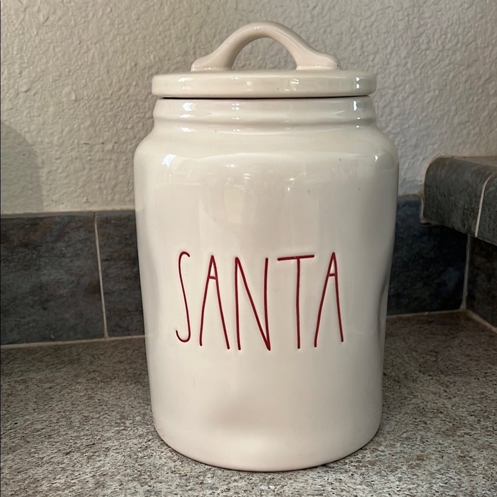 Rae Dunn Santa Canister